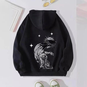Brushed Lettered Jesus Print Hoodie - MRC STORE