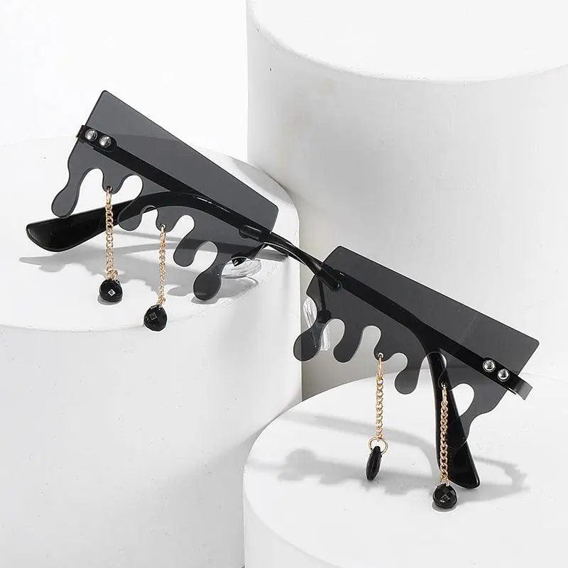 Butterfly Rimless Sunglasses - MRC STORE