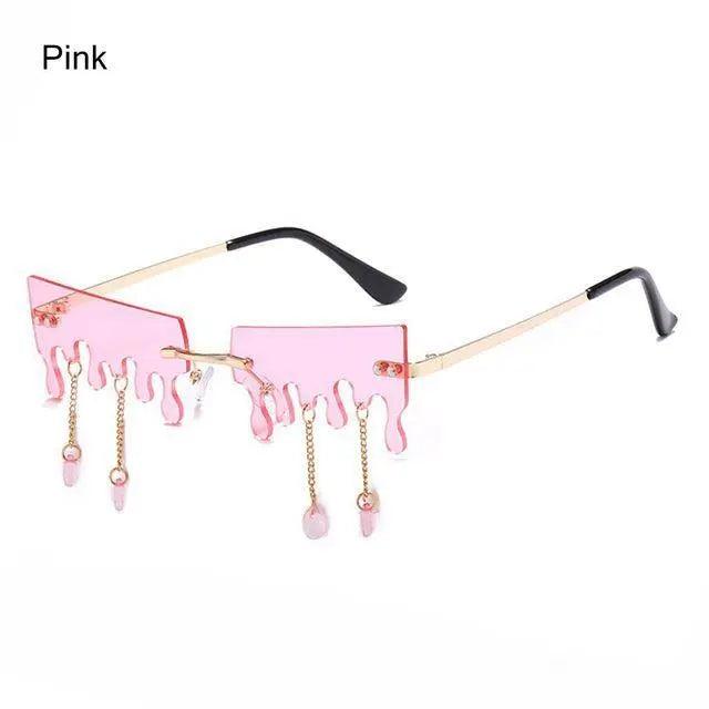 Butterfly Rimless Sunglasses - MRC STORE