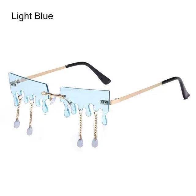 Butterfly Rimless Sunglasses - MRC STORE