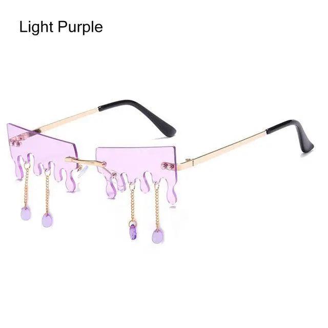Butterfly Rimless Sunglasses - MRC STORE