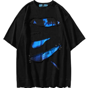 Button Trim Casual T-Shirt - MRC STORE