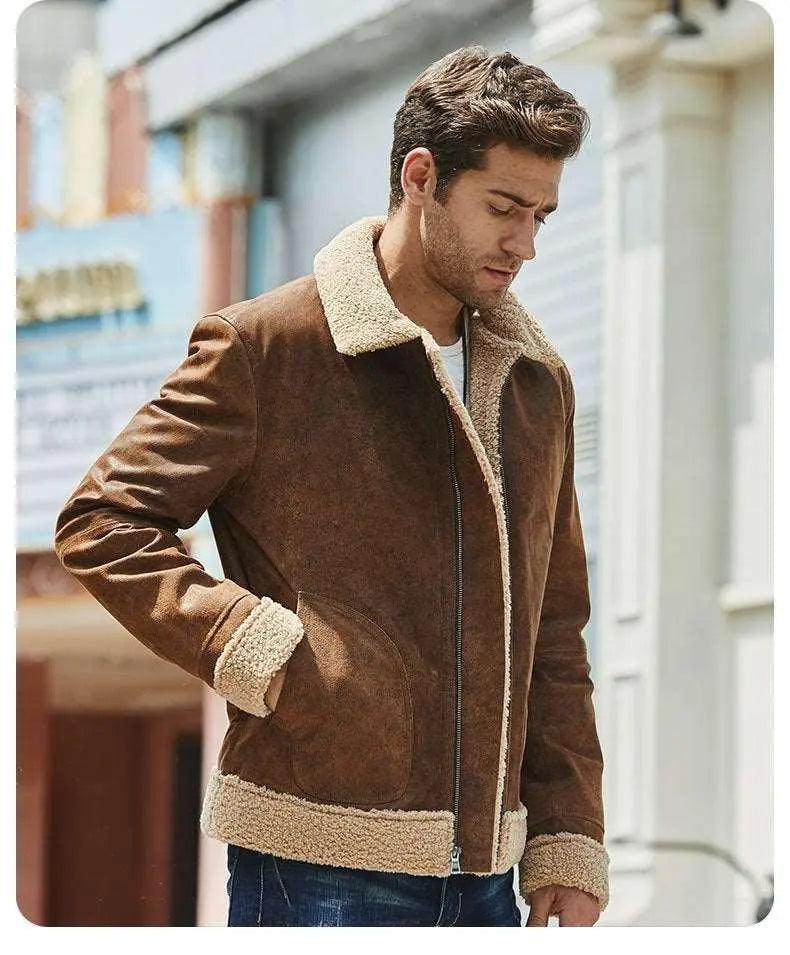Vintage Casual American Leather Jacket - MRC STORE