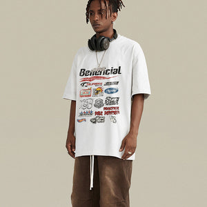 Men’s Oversized T-Shirt - Cartoon Washed Print My Store  30.14