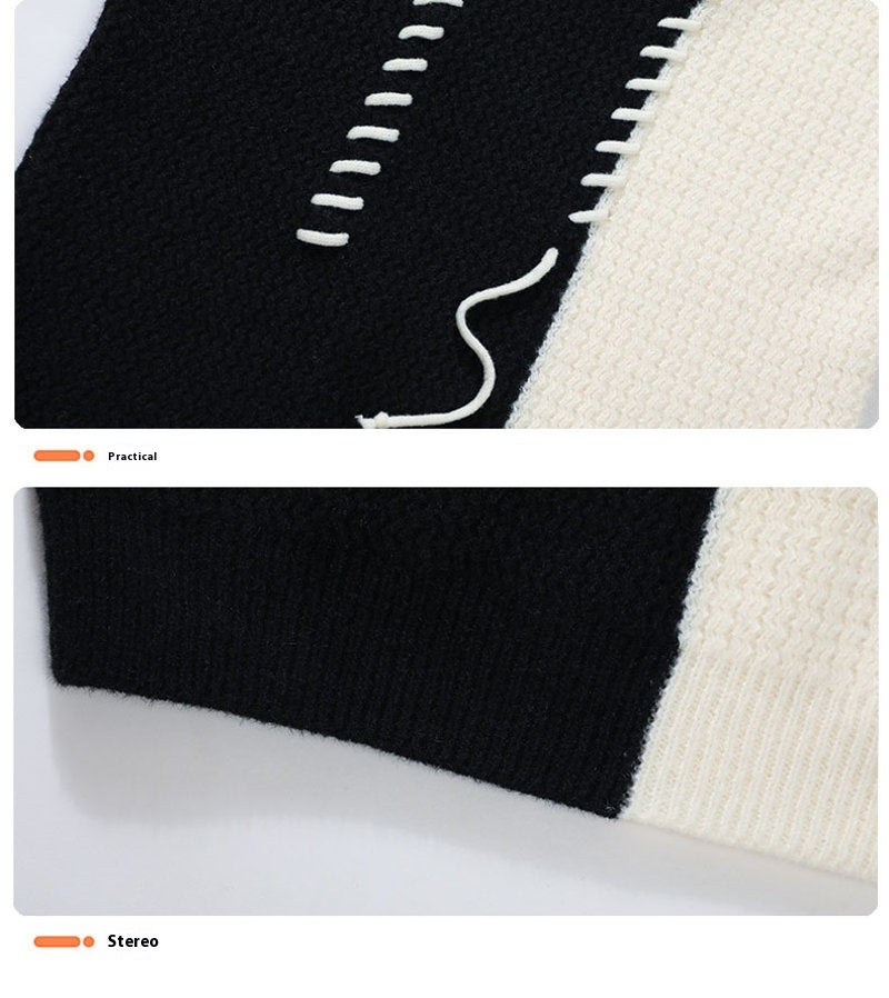 Thermal Loose Round Neck Sweater Pullover MRC STORE