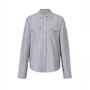 Women’s Striped Cardigan - Loose Contrast My Store