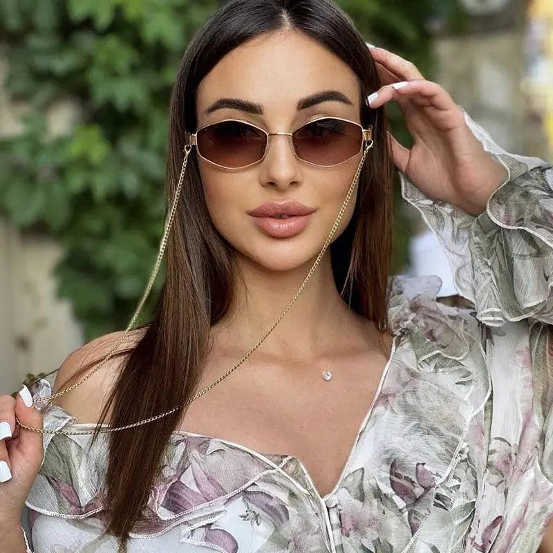 Chain Korean Style Sunglasses - MRC STORE