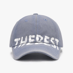Letter Graffiti Curved Brim Soft Top Cap - MRC STORE