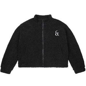 Men's Retro Sherpa Fleece Stand Collar Oversized Winter Coat - MRC STORE
