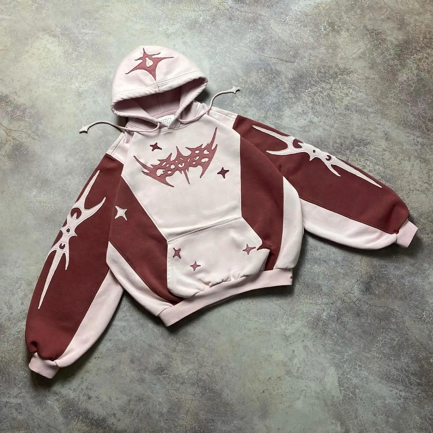 Fall Fashion Autumn Embroidered Printed Hoodie - MRC STORE