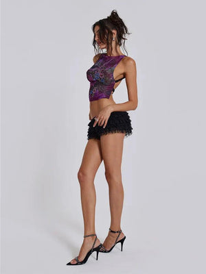 Polka Dot Lace Shorts - MRC STORE