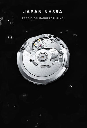 CADISEN Model C8218M new top brand sports men mechanical watches luxury automatic NH35 watch men's stainless steel 200M waterproof watch - MRC STORE