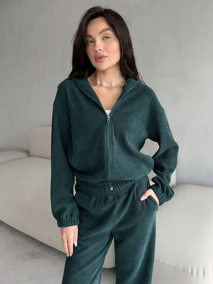 Cardigan Sweater - Hooded Elastic Fit - MRC STOREsetMRC STOREWomen’s Cardigan Sweater - Hooded Elastic Fit My Store MRC STORECJLS242905211KPGrayL