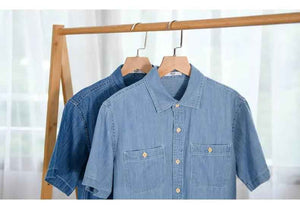 Casual Denim Shirt - MRC STOREshirtMy StoreCasual Denim ShirtMRC STORECJDS199949009IRDark Blue2XL