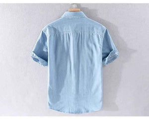 Casual Denim Shirt - MRC STOREshirtMy StoreCasual Denim ShirtMRC STORECJDS199949009IRDark Blue2XL