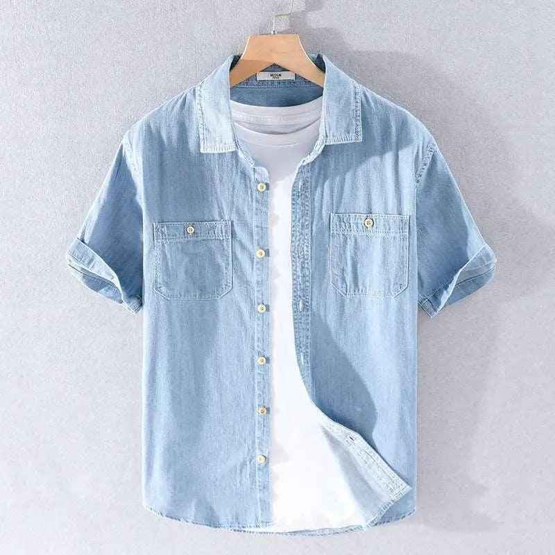 Casual Denim Shirt - MRC STOREshirtMy StoreCasual Denim ShirtMRC STORECJDS199949004DWLight Blue2XL