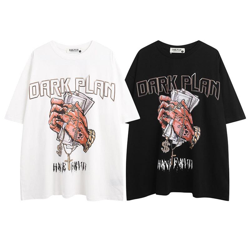 Casual Hip Hop Crew Neck Half - Sleeve T-Shirt – Cartoon Print Cotton Pullover - MRC STORET-ShirtsMy StoreCasual Hip Hop Crew Neck Half - Sleeve T-Shirt – Cartoon Print Cotton Pullover - MRC STOREMRC STORECJYH225560136JQBlack Cotton3XL