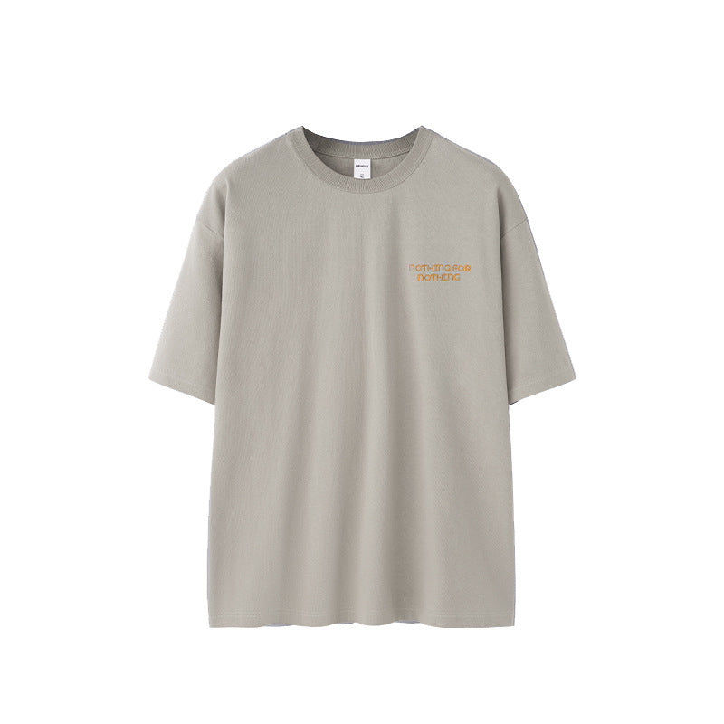 Men’s Embroidered T-Shirt - Retro Thread Collar My Store