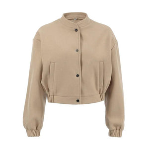 Loose Woolen Fashion Coat - MRC STORE