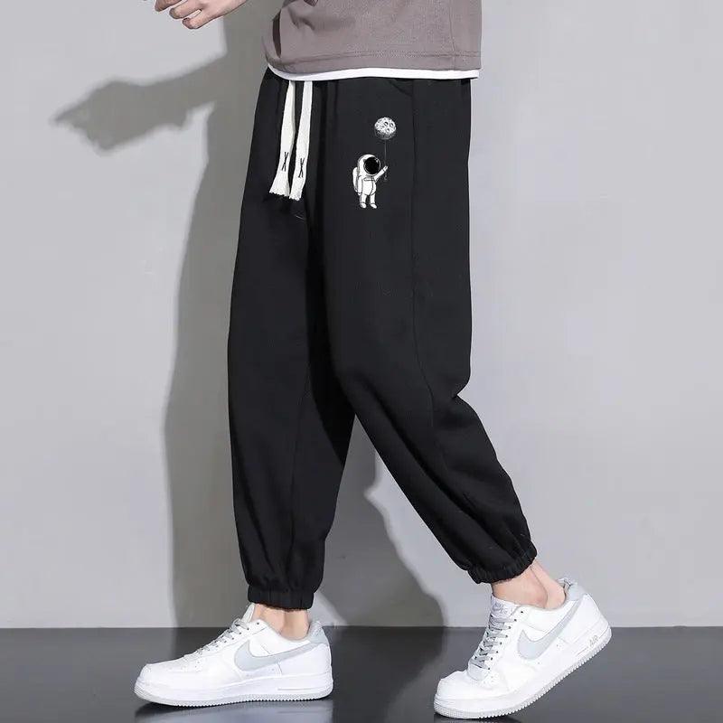 Cropped Casual Loose Long Pants - MRC STORE