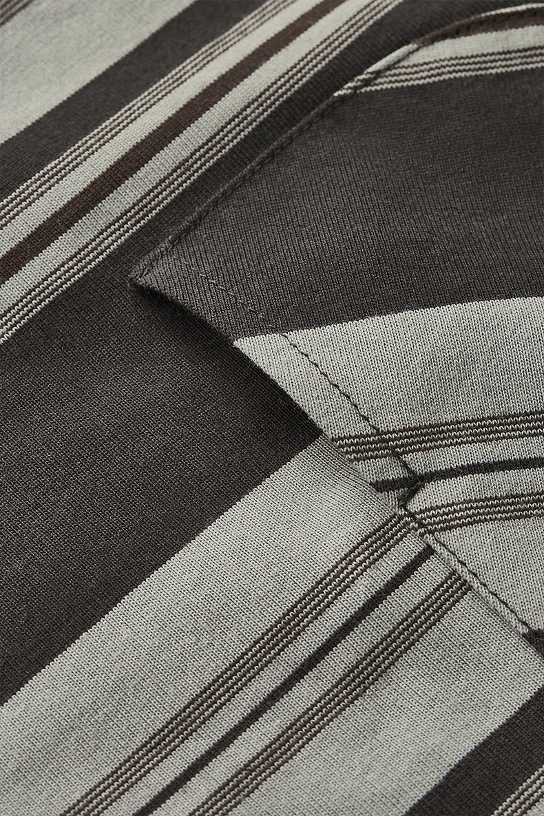 Unisex Striped T-Shirt - Loose Pocket Style My StoreÂ