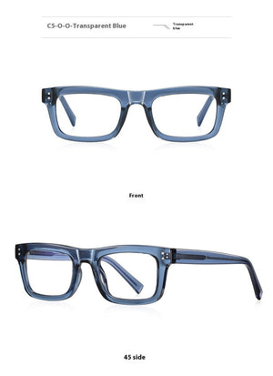 Men’s Square Glasses - TR90 Plain Style My Store
