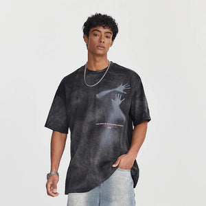 Fuzzy Figure Tie-Dye T-Shirt - MRC STORE