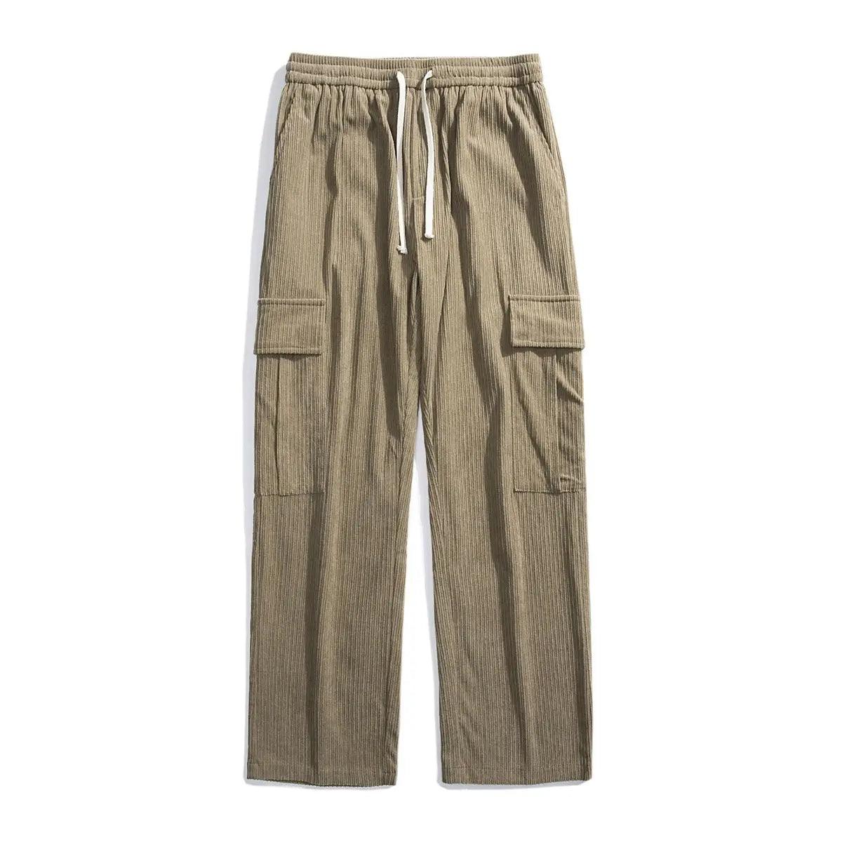 Loose Corduroy Cargo Pants - MRC STORE