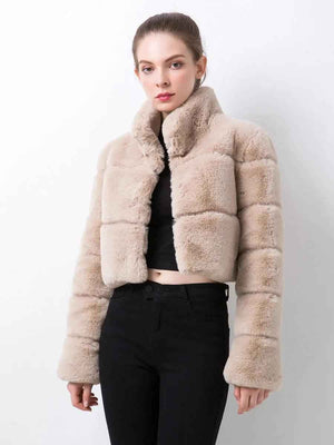 Chic Faux Fur jacket - MRC STOREtopMy StoreChic Faux Fur jacketMRC STORECJYD210212510JQLight BrownL