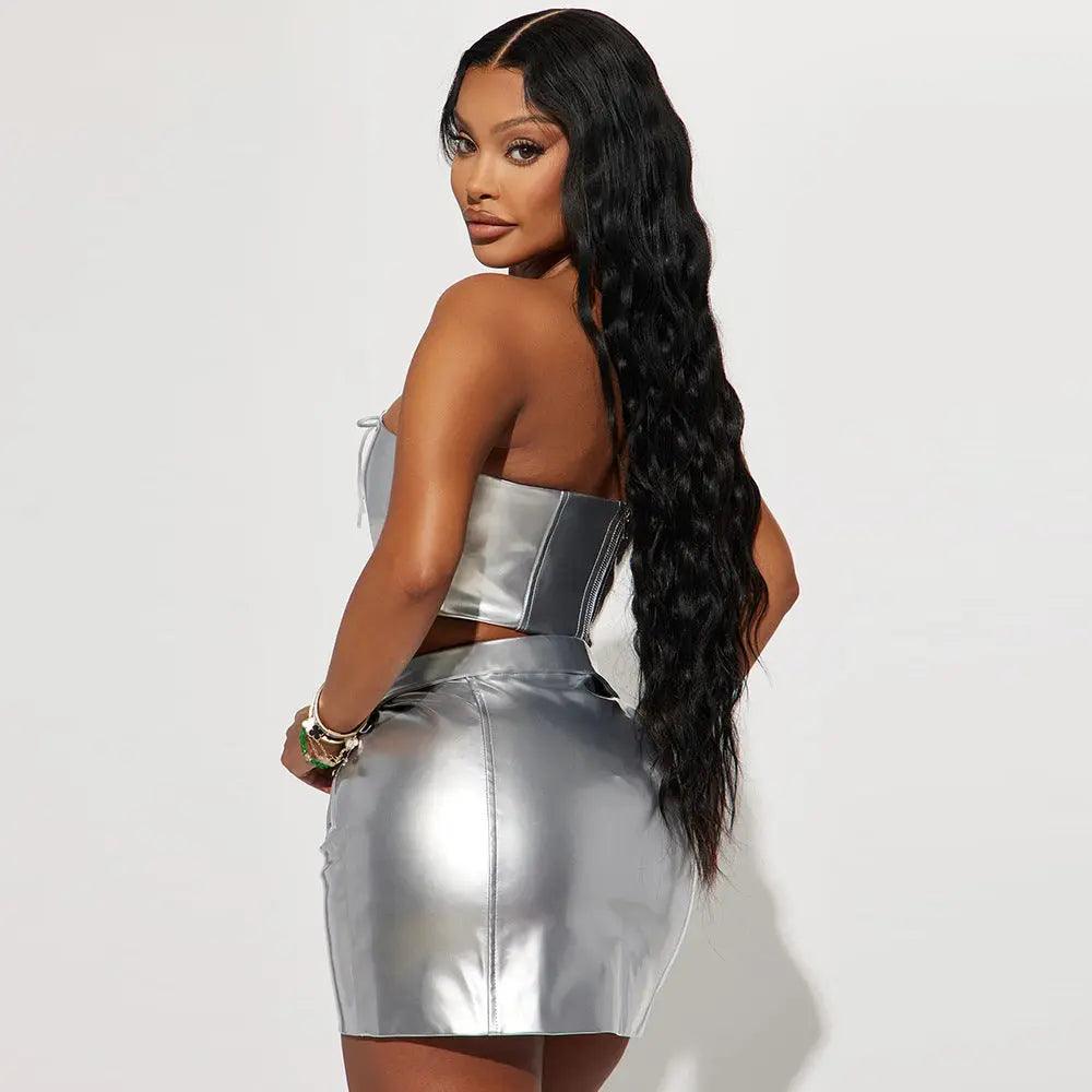 Chic High Elastic Skirt - MRC STORETopMy StoreChic High Elastic Skirt - MRC STOREMRC STORECJLS211304003CXSilverL