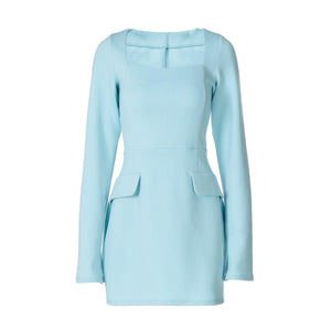 Chic Loose Square Collar Mid Waist Dress for Women - MRC STOREDressMy StoreChic Loose Square Collar Mid Waist Dress for Women - MRC STOREMRC STORECJLY227329203CXBlackL