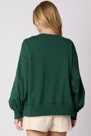 Christmas Bowknot Sweatshirt – Long Sleeve - MRC STOREChristmasMy StoreFestive Christmas Bowknot Long Sleeve Sweatshirt - Casual Holiday Style - MRC STOREMRC STORECJWY220205403CXDark GreenL