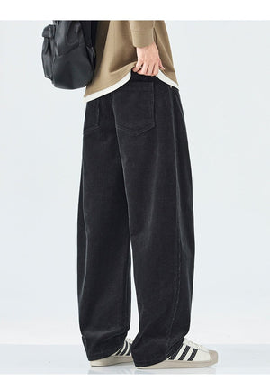 Corduroy Wide Leg Pants - MRC STOREpantsMRC STOREPerson wearing black wide - leg pants with a plain backgroundMRC STORECJXX255802228BYCoffee28