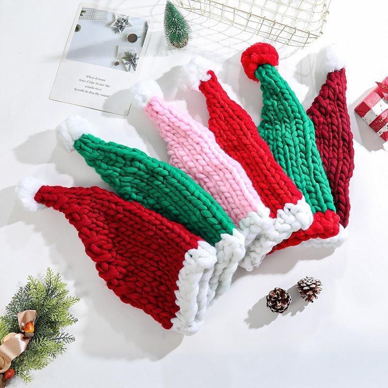 Cozy Christmas Knit Hat – Hand-Woven, Warm, and Festive - MRC STORE