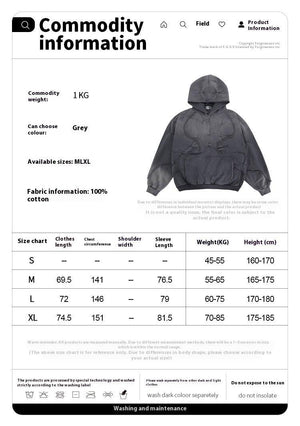 Creative Design Gradient Dyeing Hooded Sweater – Stylish Pullover for Youth - MRC STOREHoodieMy StoreCreative Design Gradient Dyeing Hooded Sweater – Stylish Pullover for Youth - MRC STOREMRC STORECJWY213743402BYGrayL