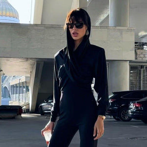 Cross - Tied Long Sleeve Top – Slim Fit, Ultra - Short - MRC STORETopMy StoreNew Fashion Long Sleeve Cross Tied Top – Slim Fit Ultra - Short Streetwear Pullover - MRC STOREMRC STORECJCS225293303CXBlackL