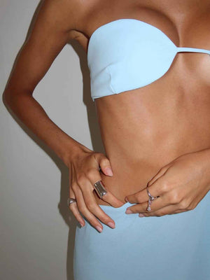 Cutout Strapless Slim - Fit Maxi Dress - MRC STOREDressMRC STORECutout Strapless Slim - Fit Maxi DressMRC STORECJLY228874804DWBlueL