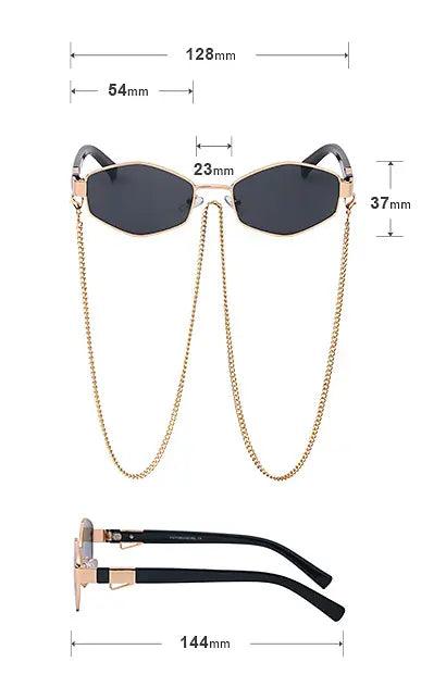 Chain Korean Style Sunglasses - MRC STORE