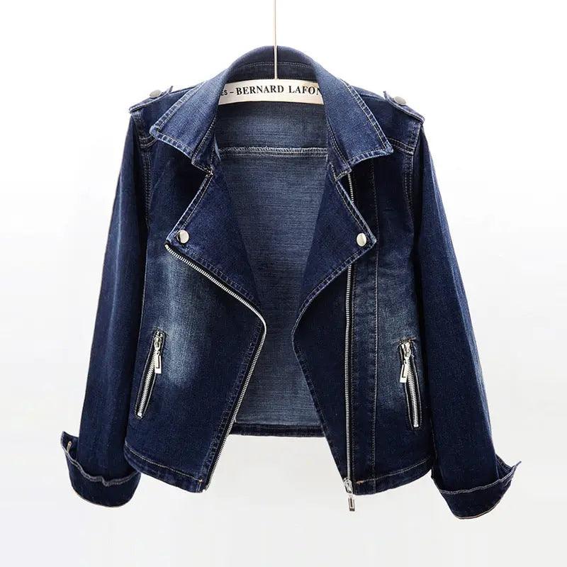 Slim Fit Denim Coat - MRC STORE