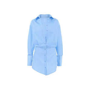 Slim Fit Sheath Shirt Dress - MRC STORE