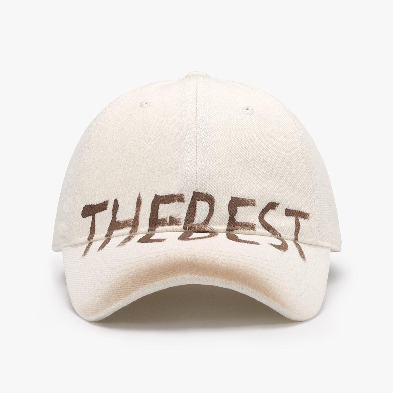 Letter Graffiti Curved Brim Soft Top Cap - MRC STORE