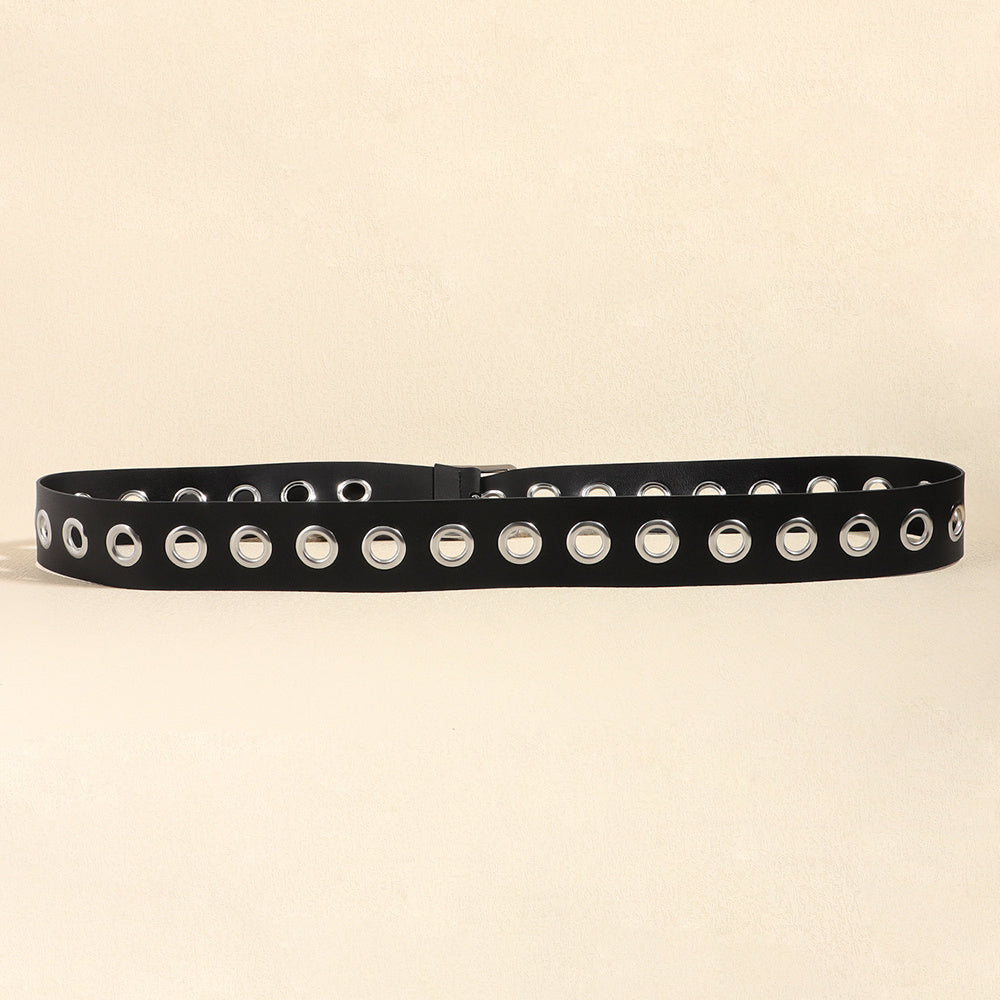 Unisex Punk Belt - Hollow PU Fashion My Store