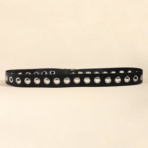 Unisex Punk Belt - Hollow PU Fashion My Store