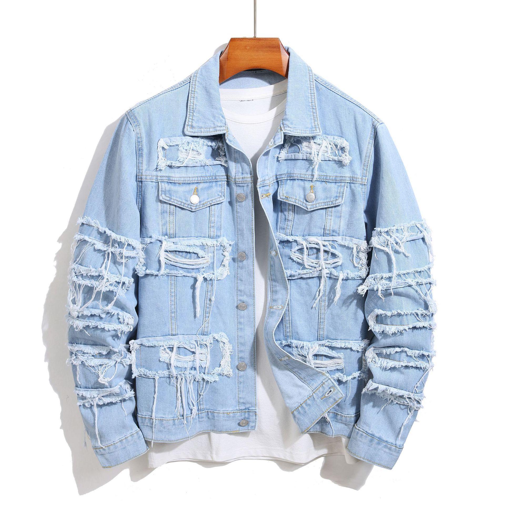 Classic Spring & Autumn Men's Denim Coat – Casual Denim Jacket - MRC STORE