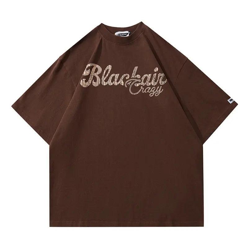 Loose Fit Cotton Short Sleeve T-shirt - MRC STORE