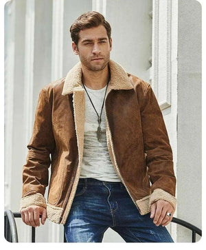 Vintage Casual American Leather Jacket - MRC STORE