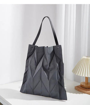 Pleated Shoulder Lightweight Bucket Bag - MRC STORE