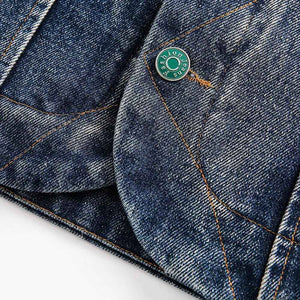 Distressed Punk Denim Jacket - MRC STORETopMRC STOREDistressed Punk Denim JacketMRC STORECJXZ209451302BYBlueL