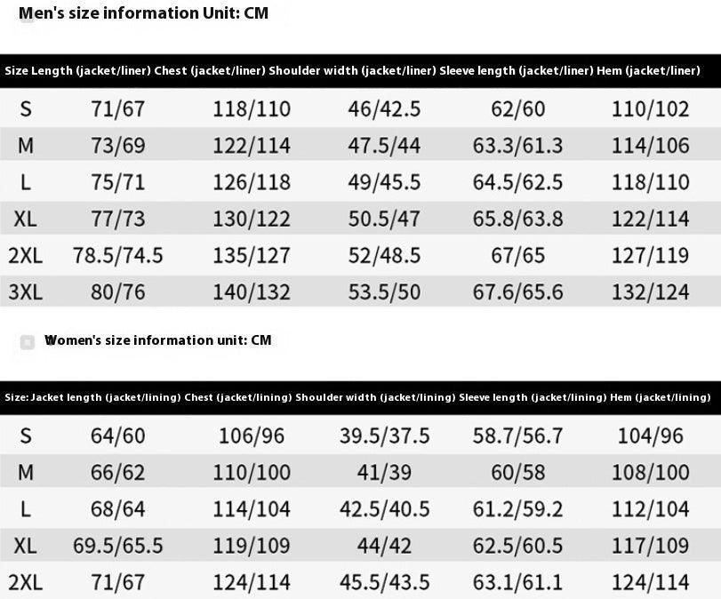 Fall Winter Waterproof Two-piece Coat Set - MRC STORE