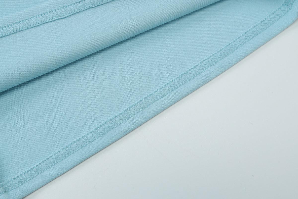 Chic Loose Square Collar Mid Waist Dress for Women - MRC STORE